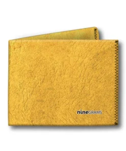 Cuero A Amarillo con logo negro